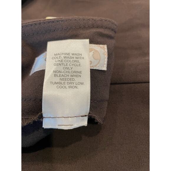 Dress Barn NWT brown wide legged dress slacks size 14 - Picture 6 of 6